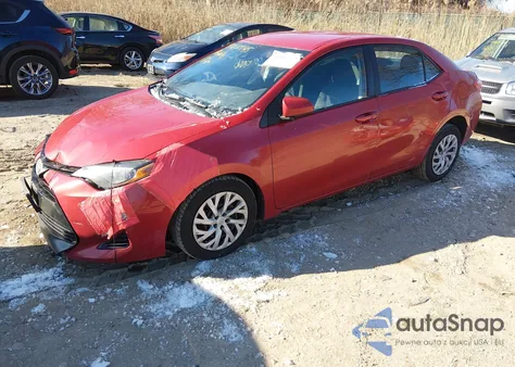 2017 Toyota Corolla Le from USA, damaged, VIN 2T1BURHEXHC937425